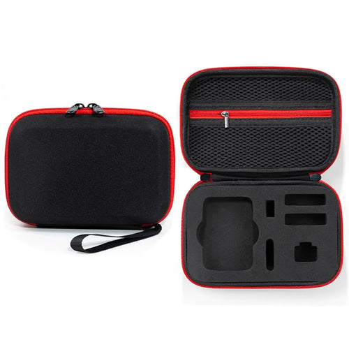 For DJI Action 5 Pro / 4 / 3 Sports Camera Portable EVA Storage Bag Shockproof Carrying Case - Black - 1