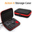 For DJI Action 5 Pro / 4 / 3 Portable Sports Camera Storage Bag Shockproof EVA Carrying Case - Black - 3