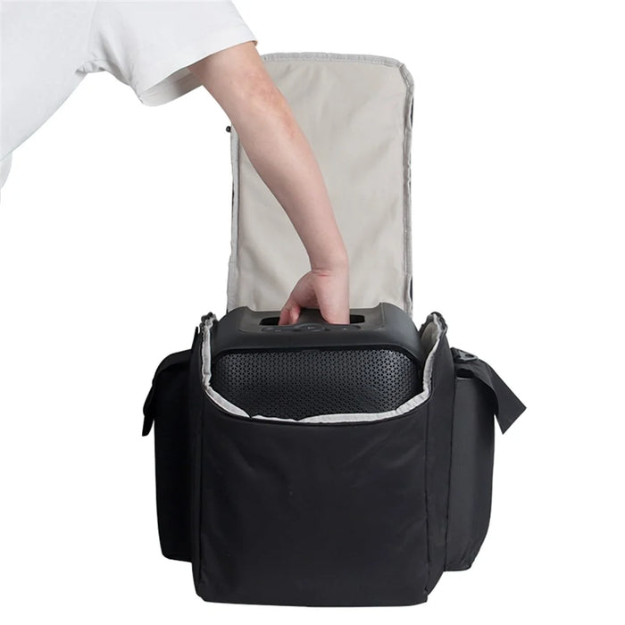 For JBL PartyBox Encore Essential Bluetooth-compatible Speaker Crossbody Bag Polyester Cloth Soft Storage Bag - 4
