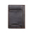115# Stylish Genuine Leather Coin Multi Card Slots Wallet for Men - Dark Brown - 2