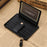 Creative Genuine Leather Zipper Men's Wallet Credit Card Holder Money Clip - Black - 5