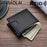 Carbon Fibre Texture RFID Blocking Men Wallet Genuine Leather Bi-fold Purse - 5