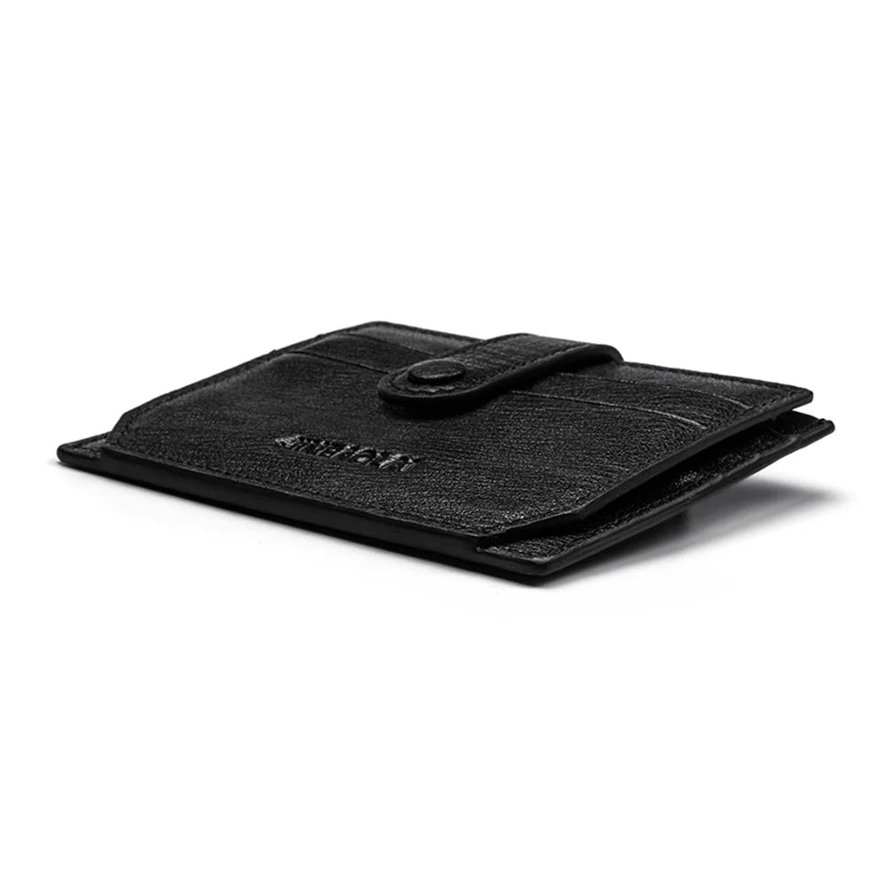 Anti-demagnetization Anti-theft Wallet Zipper Coin Purse with Multiple Card Slots - Black - 5