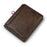 Men's Wallet Leather Multiple Card Slots Coin Purse Bag Card Holder Bag - Dark Brown - 2
