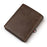 Men's Wallet Leather Multiple Card Slots Coin Purse Bag Card Holder Bag - Dark Brown - 3
