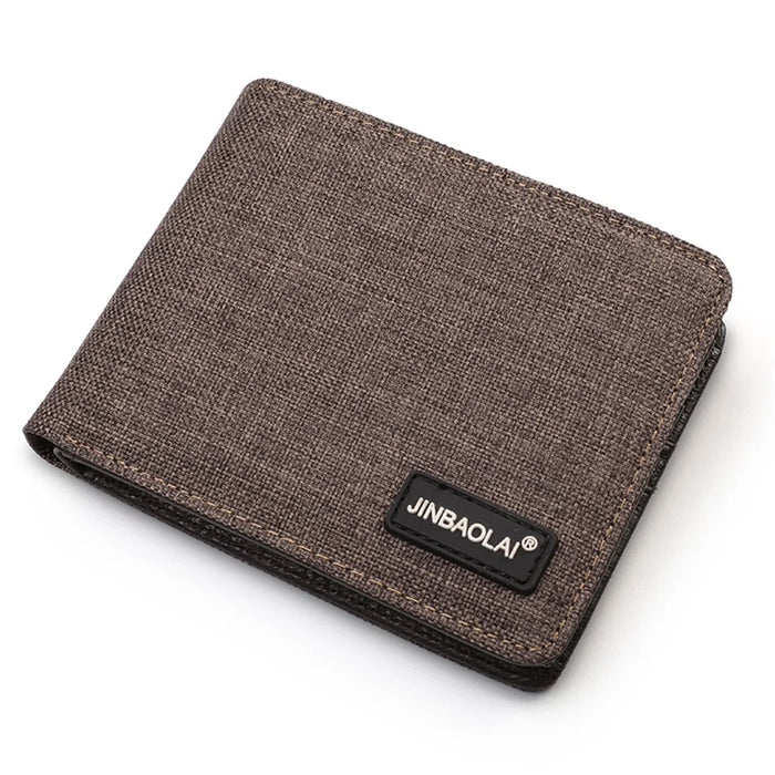 Men Genuine Leather Purse Multi-slot Large Compartment Zipper Wallet - Brown - 1
