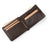 Men Genuine Leather Purse Multi-slot Large Compartment Zipper Wallet - Brown - 4