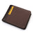 Leisure Men Genuine Leather Short Purse Card Coin Holder Bi-fold Wallet - Style B/Coffee - 1