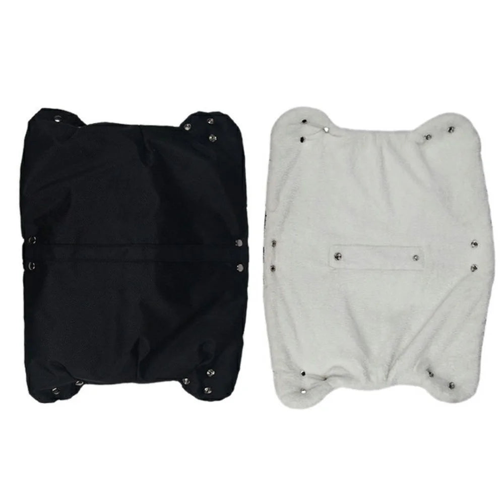 Baby Warmer Pram Stroller Winter Muff Waterproof Hand Glove - Black - 3