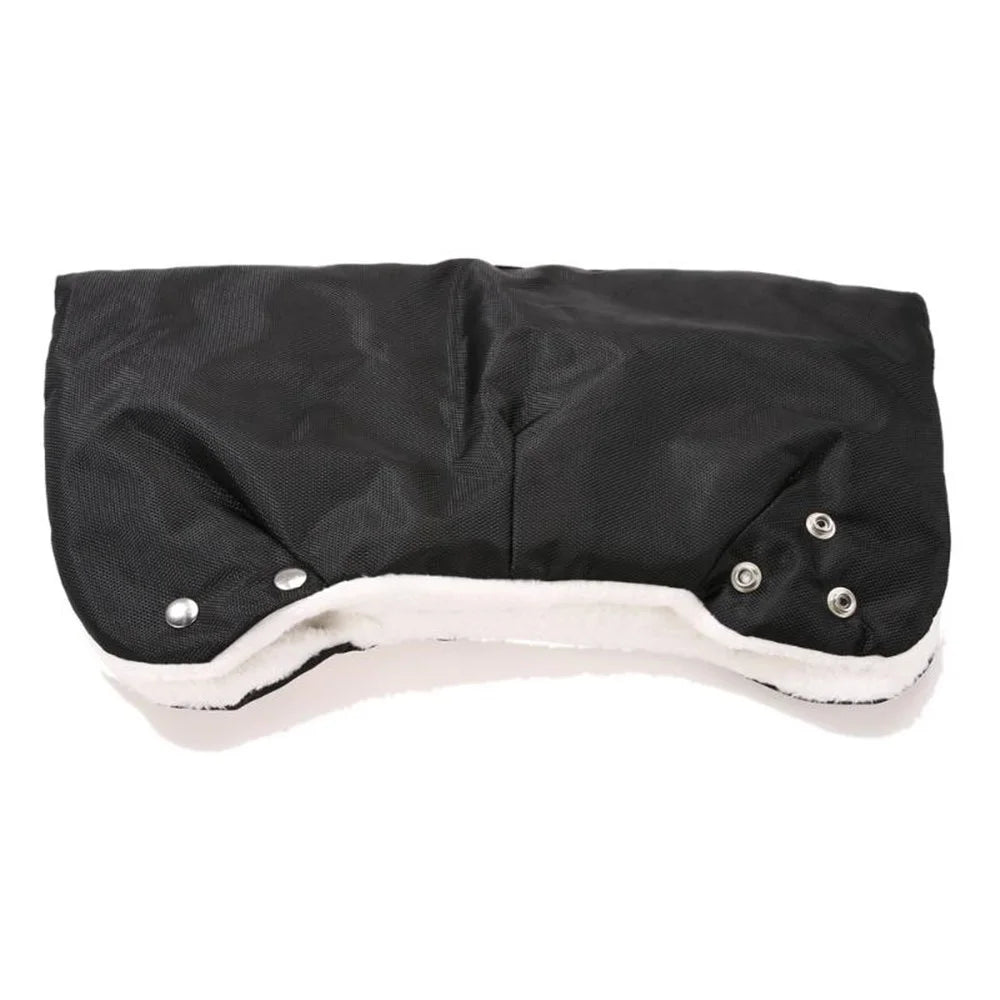 Baby Warmer Pram Stroller Winter Muff Waterproof Hand Glove - Black - 4