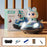 4DRC Y7 Remote Control Bumper Car with Light and Music Pop-Up Doll Children Battle Toy, 1 Battery - Blue - 1