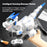 R25 Intelligent Programming Remote Control Dinosaur Gesture Sensing Electric Dinosaur Toy, 1 Remote Controller - Blue - 2