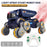 Q187 One-Click Spray RC Car with Light and Music Remote Control Stunt Robot Dog - Orange - 2
