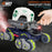 Q187 One-Click Spray RC Car with Light and Music Remote Control Stunt Robot Dog - Orange - 6