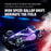 Q186 4WD Remote Control Car 360 Degree Drift Stunt RC Toy with Spray and LED Light - Blue - 2