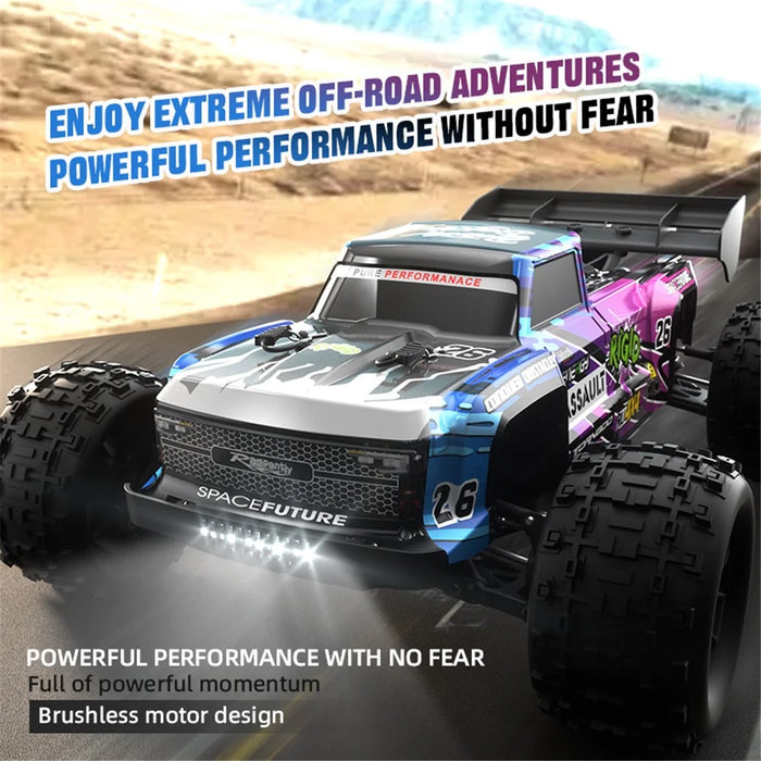 C8803 High-Speed Brushless 4WD Remote Control Car Alloy Simulation Off-Road Vehicle Toy, 1 Battery - 2