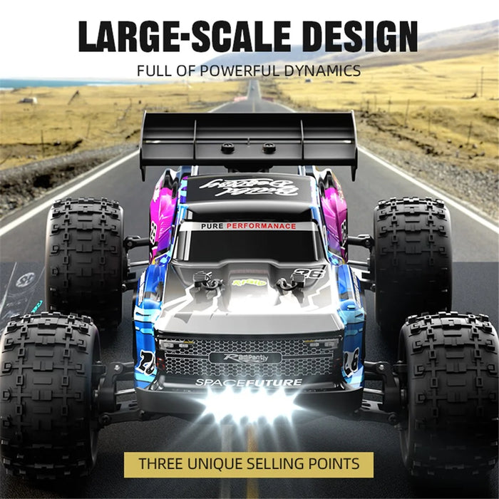 C8803 High-Speed Brushless 4WD Remote Control Car Alloy Simulation Off-Road Vehicle Toy, 1 Battery - 4