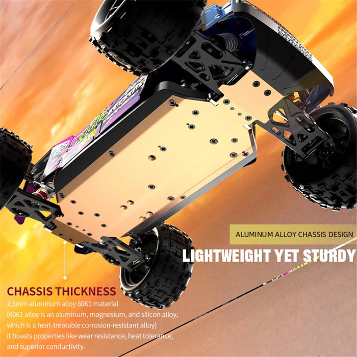 C8803 High-Speed Brushless 4WD Remote Control Car Alloy Simulation Off-Road Vehicle Toy, 1 Battery - 7