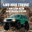C8809 Simulation High Chassis Off-Road Climbing Car 4WD Shock-Absorbing Remote Control Car Toy, 1 Battery - Green - 4