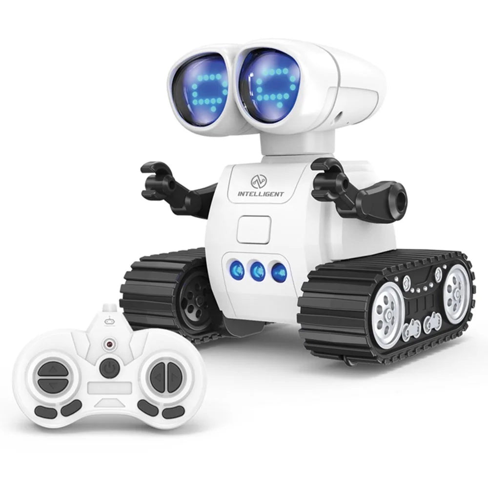 S018 Mini Remote Control Programming Robot Music Light Pattern Switching Smart Robot Toy - 1