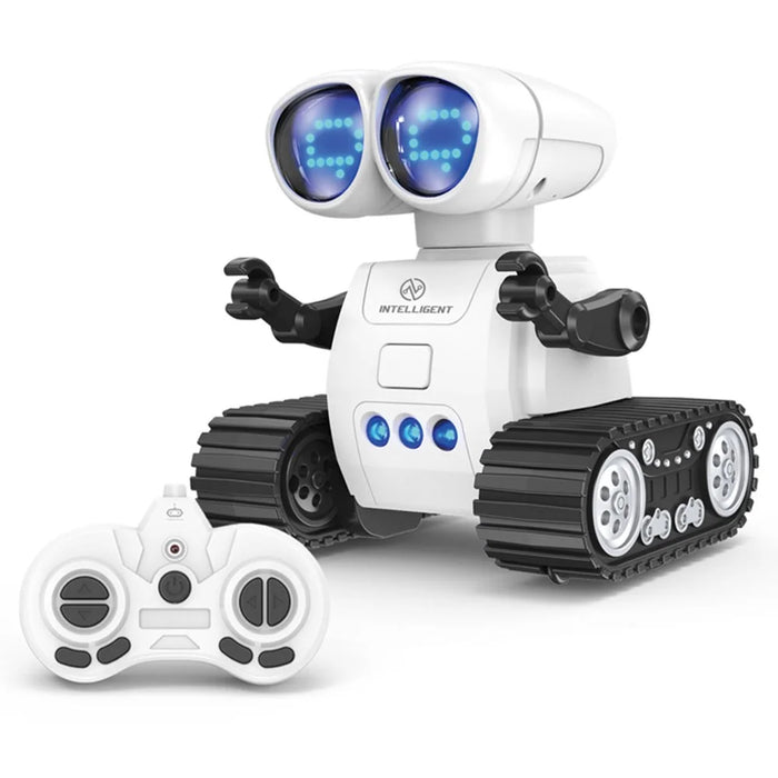 S018 Mini Remote Control Programming Robot Music Light Pattern Switching Smart Robot Toy - 1