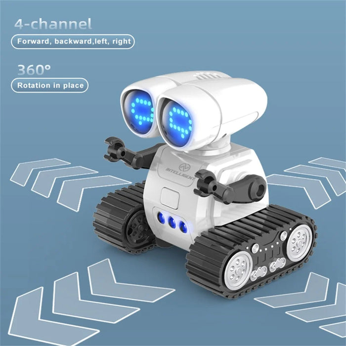 S018 Mini Remote Control Programming Robot Music Light Pattern Switching Smart Robot Toy - 3