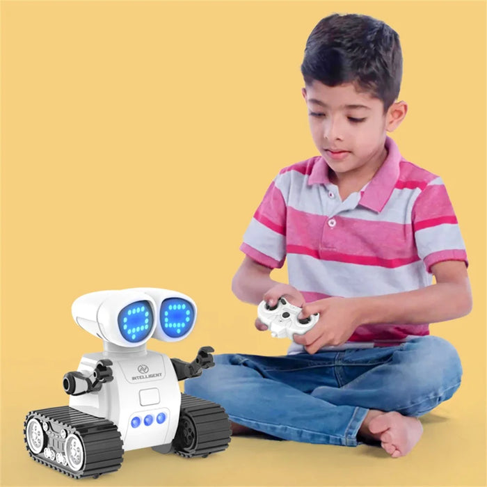 S018 Mini Remote Control Programming Robot Music Light Pattern Switching Smart Robot Toy - 5