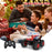 KY-S201B 1 / 20 Stunt School Bus Light Music Mist Spray Remote Control Toy Car - Red - 3