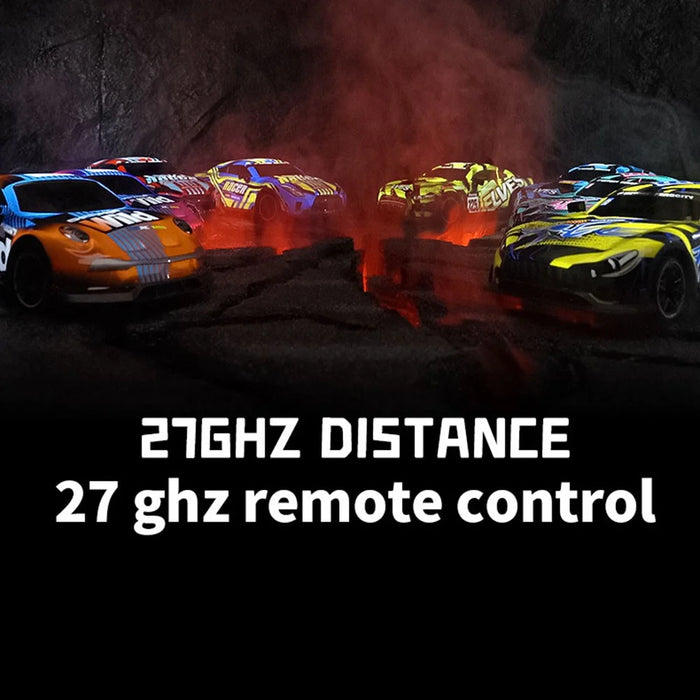UJ99-P381 1 / 18 2WD RC Racing Car Toy Cool Light Effect Remote Control Car - Pink - 7