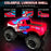 UJ99-Y201 1 / 20 2WD RC Car Non-Slip Wheels Cool Light Remote Control Car Toy - Red - 3