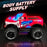 UJ99-Y201 1 / 20 2WD RC Car Non-Slip Wheels Cool Light Remote Control Car Toy - Red - 4