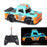 Q243 1 / 24 2WD RC Racing Car Children Remote Control Toy Car with Cool Light - Blue - 1