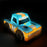 Q243 1 / 24 2WD RC Racing Car Children Remote Control Toy Car with Cool Light - Blue - 5