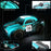 Q242 1 / 24 2WD RC Racing Car Cool Light Remote Control Car Children Toy - Cyan - 4
