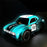 Q242 1 / 24 2WD RC Racing Car Cool Light Remote Control Car Children Toy - Cyan - 5