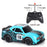 Q242 1 / 24 2WD RC Racing Car Cool Light Remote Control Car Children Toy - Cyan - 6