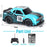 Q242 1 / 24 2WD RC Racing Car Cool Light Remote Control Car Children Toy - Cyan - 7