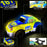 Q241 1 / 24 2WD Remote Control Car Kids Toy RC Racing Car with Cool Light - Yellow - 3