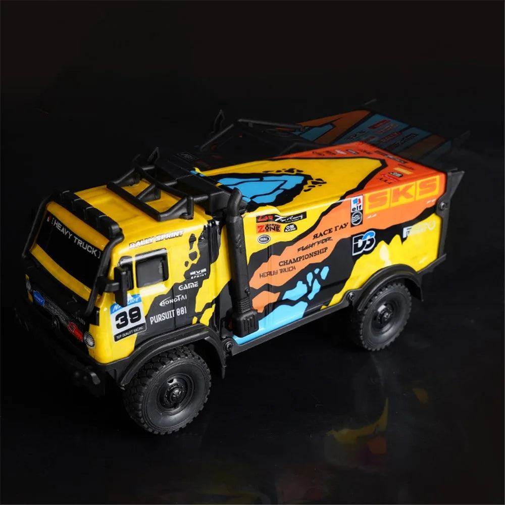 1 / 35 RC Truck Children Toy Cool Light Effect Remote Control Vehicle - UJ99-ZK01 Yellow - 1