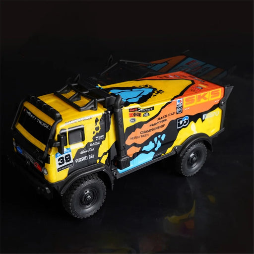 1 / 35 RC Truck Children Toy Cool Light Effect Remote Control Vehicle - UJ99-ZK01 Yellow - 1