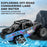 Q191 Off-Road Climbing Vehicle Amphibious Remote Control Car Kids Toy, 1 Battery - Blue - 2