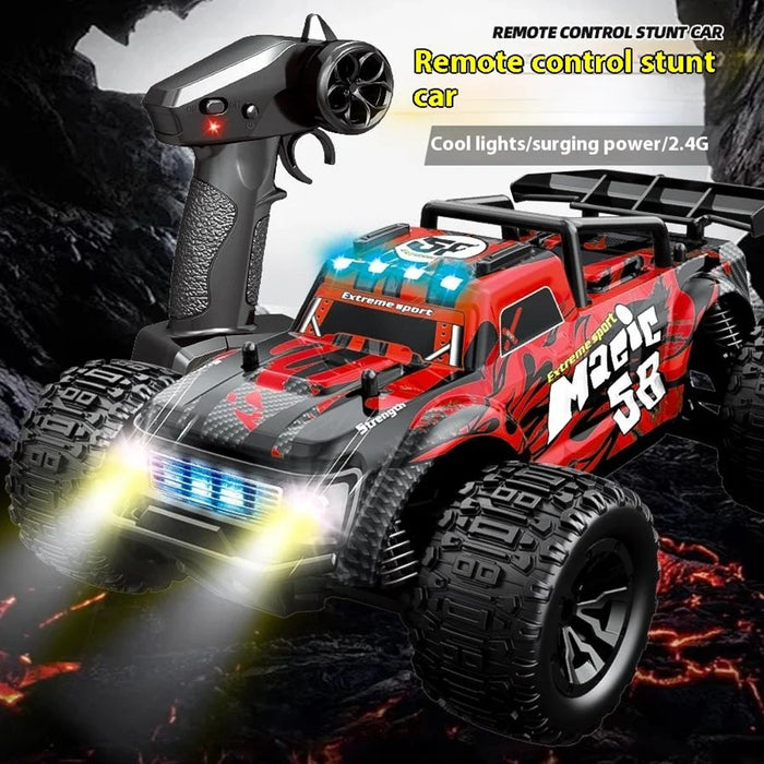 YL-114 2.4G Remote Control Car 1:18 RC Cars for Kids High Speed Off-Road Vehicle Toy - Blue - 7