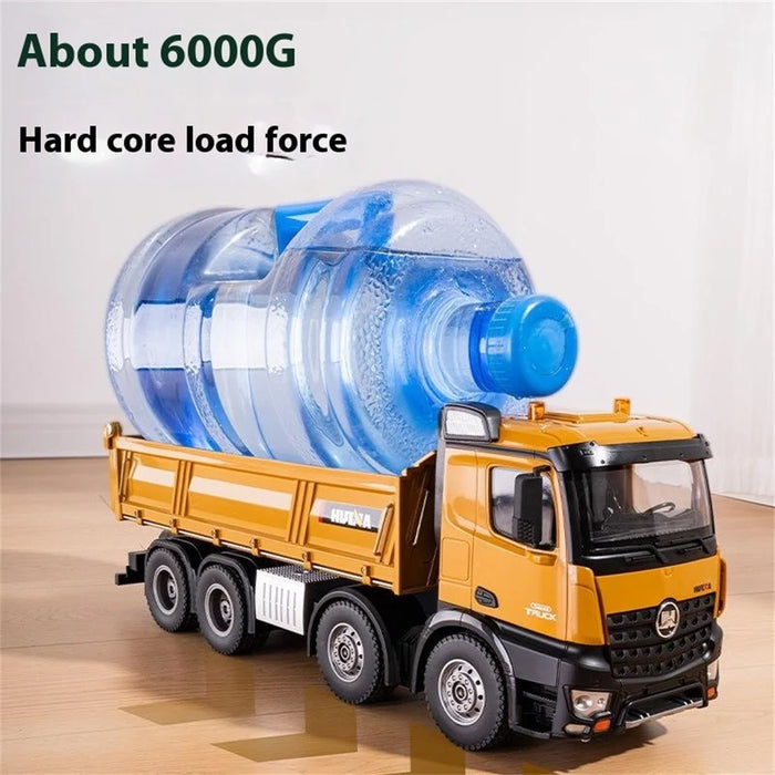 1:14 Scale RC Engineering Truck Heavy Duty Dump Truck Toy with Light and Sound for Kids - 5