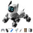 4DRC 4D-Y9 Children RC Robot Dog 8 Wheels Remote Control Stunt Model with 1 Battery - Grey - 1