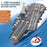 2.4G Remote Control Aircraft Carrier Model RC Boat Ship Speedboat Electric Water Toy Kids Gift - 2