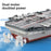 2.4G Remote Control Aircraft Carrier Model RC Boat Ship Speedboat Electric Water Toy Kids Gift - 5