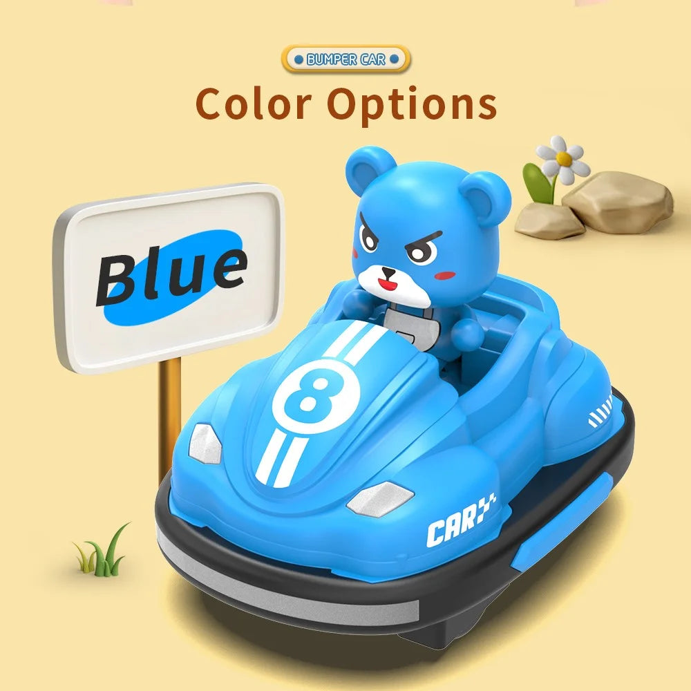 Q195 Double Player Bumper Car Remote Control Battle Bump Vehicles Interactive Toy ( Standard Version ) - 4