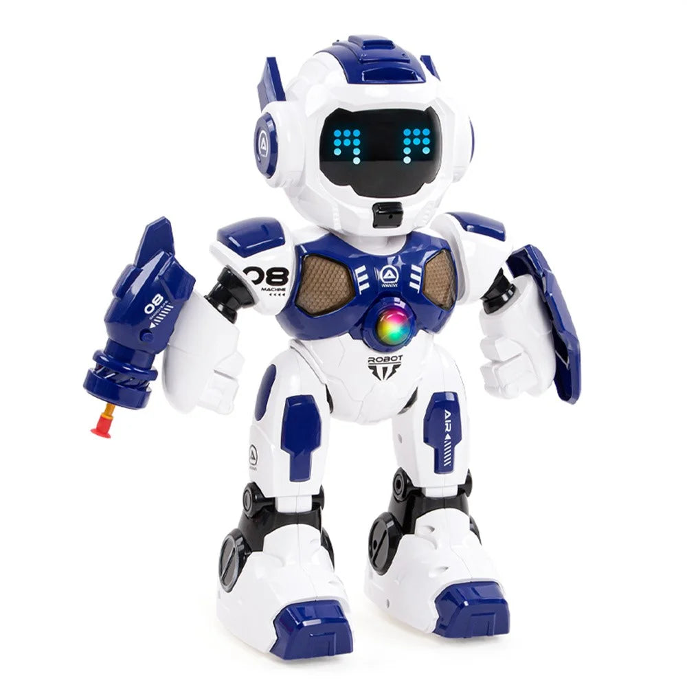R35 Smart Mecha Warrior Singing Dancing Robot Shooter with Remote Control Children Toy - 2