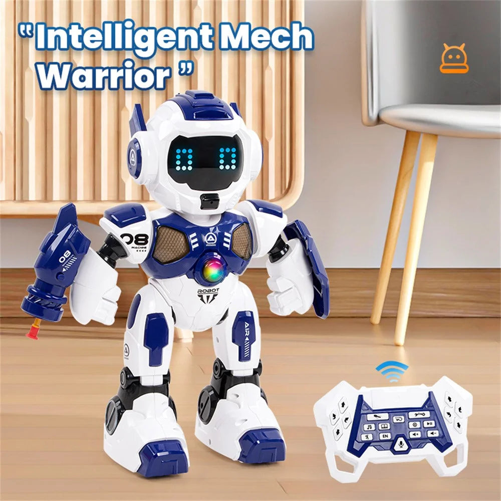 R35 Smart Mecha Warrior Singing Dancing Robot Shooter with Remote Control Children Toy - 3