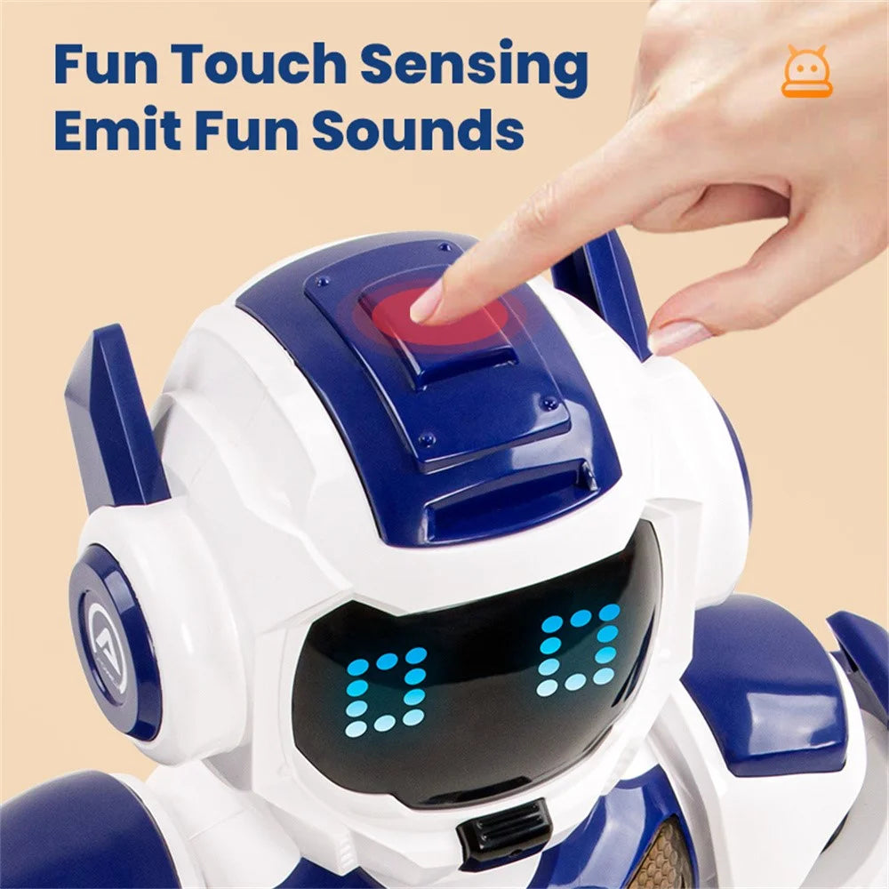R35 Smart Mecha Warrior Singing Dancing Robot Shooter with Remote Control Children Toy - 6